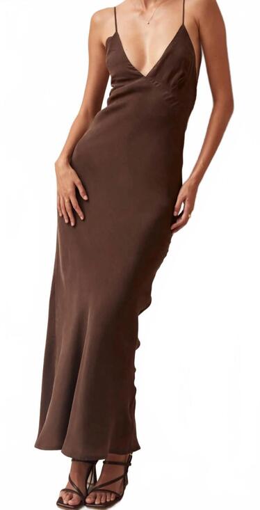 ALOHAS Dresses & Skirts - NEW ALOHAS island midi dress in brown